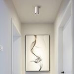 Normal cylindrical panel light