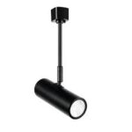 Cylindrical Track Light Head (Black)
